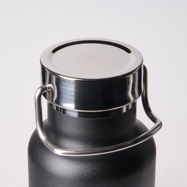 White vintage paisley pattern water bottle | Zazzle