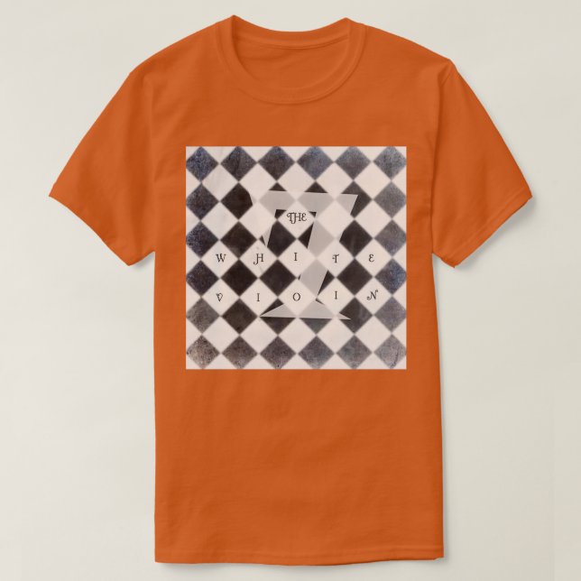 White Violin 2 T-Shirt (Design Front)