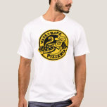 White Wake & Bake Custom Pizza Logo T-Shirt<br><div class="desc">Funny wake and pizza delivery employee t-shirt. Great for parties and a special gift or occasions. Visit my shop for the entire t-shirt design collection.</div>