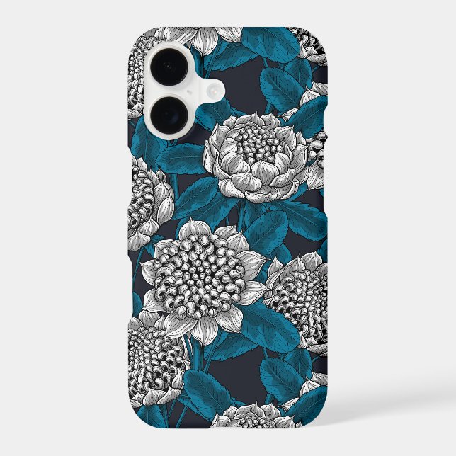 White waratah flowers Case-Mate iPhone case (Back)