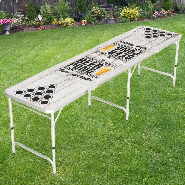 White Wash Boards Brew Battle Champions w/ Names Beer Pong Table (Creator Uploaded)