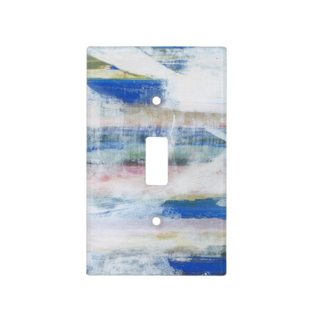 White Wash II Light Switch Cover (Front)