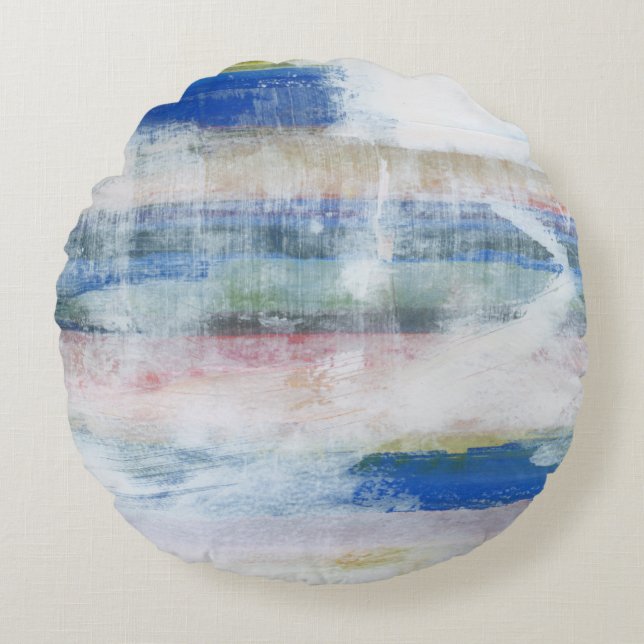 White Wash II Round Pillow (Front)