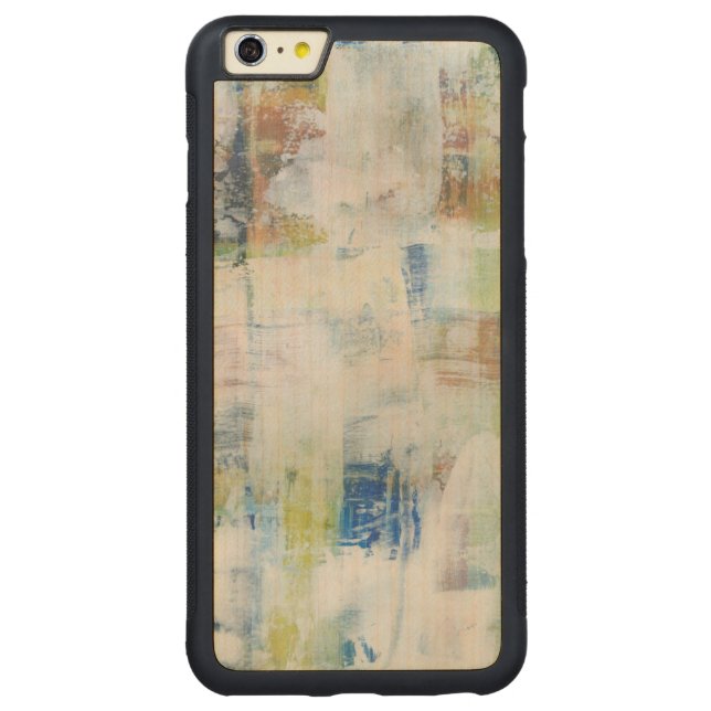 White Wash III Carved Wood iPhone Case (Back)