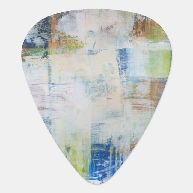 White Wash III Guitar Pick (Front)