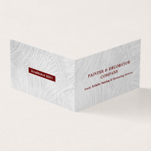 White Wash Paint, Painter & Decorator Photo Business Card
