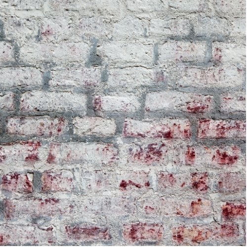 White Washed Brick Wall Cutout