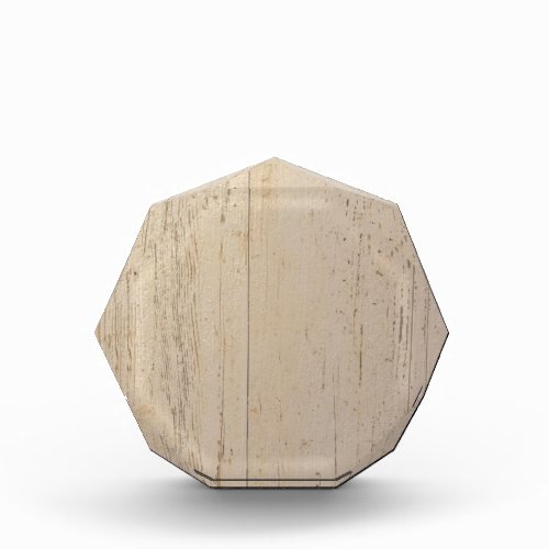 White Washed Textured Wood Grain Acrylic Award