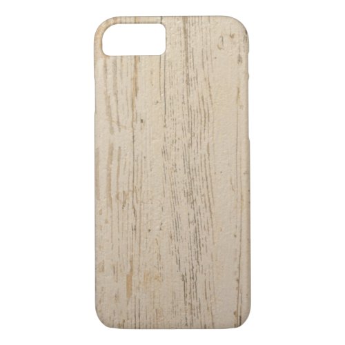 White Washed Textured Wood Grain iPhone 87 Case