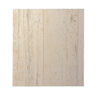 White Washed Textured Wood Grain Notepad