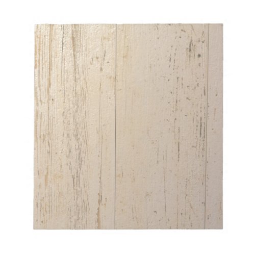 White Washed Textured Wood Grain Notepad