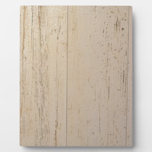 White Washed Textured Wood Grain Plaque