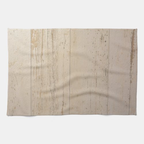 White Washed Textured Wood Grain Towel