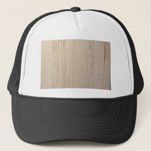 White Washed Textured Wood Grain Trucker Hat