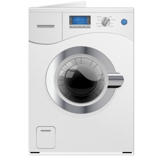 White Washing Machine Cards (Front)