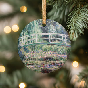 White Water Lilies Claude Monet Ceramic Ornament