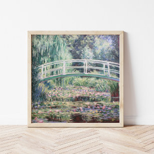 White Water Lilies   Monet Poster