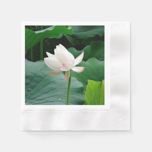 White Water Lily Napkins (Front)