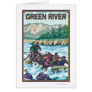 White Water Rafting - Green River, Washington Cards