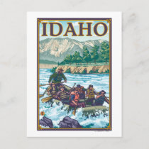 White Water Rafting - Idaho Postcard