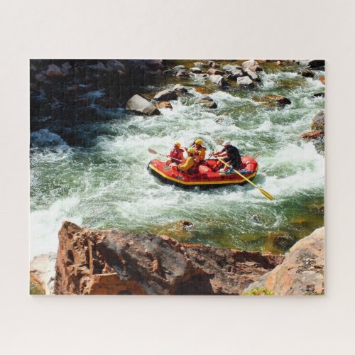 White water rafting jigsaw puzzle