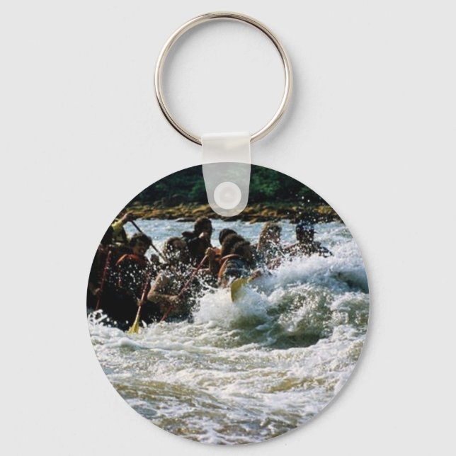 White Water Rafting Keychain (Front)