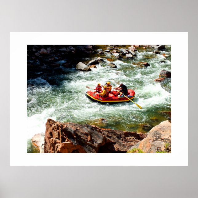 White water rafting poster (Front)