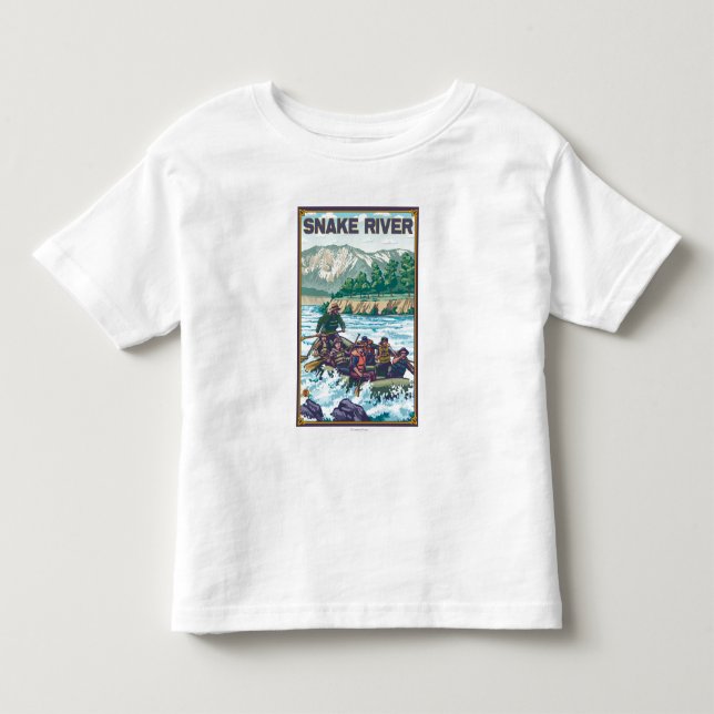 White Water Rafting - Snake River, Idaho Toddler T-shirt (Front)