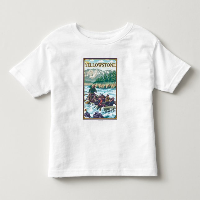 White Water Rafting - West Yellowstone, Montana Toddler T-shirt (Front)