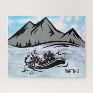 White Water River Rafting Jigsaw Puzzle
