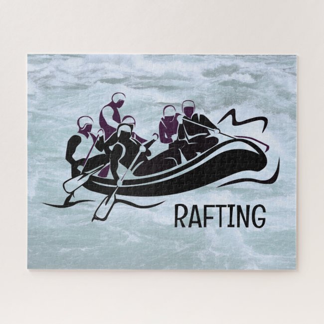 White Water River Rafting Jigsaw Puzzle