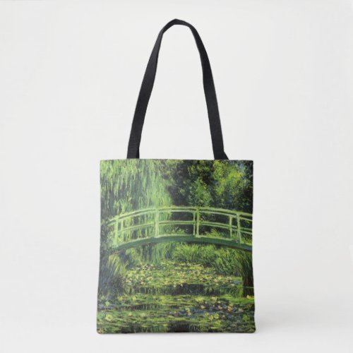 White Waterlilies by Claude Monet Vintage Art Tote Bag