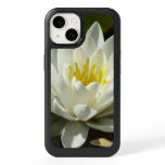 White Waterlily and Bud Floral OtterBox iPhone 14 Case