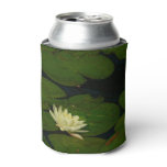 White Waterlily I Peaceful Floral Photography Can Cooler