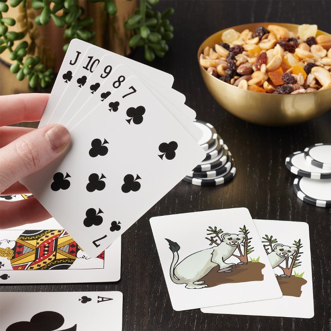 White Weasel Playing Cards (Creator Uploaded)