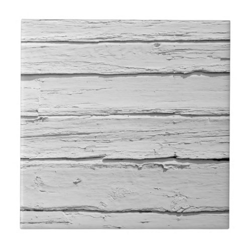 White Weathered Wood Ceramic Tile