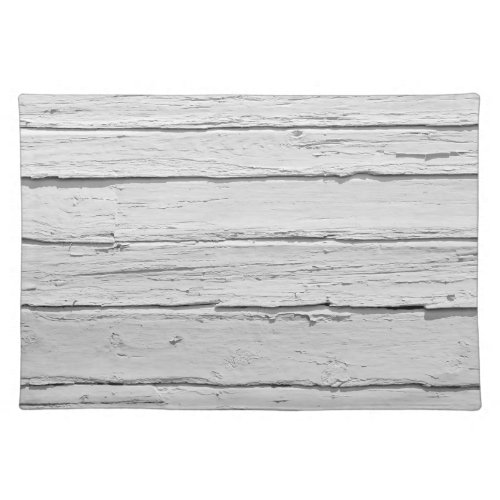 White Weathered Wood Cloth Placemat