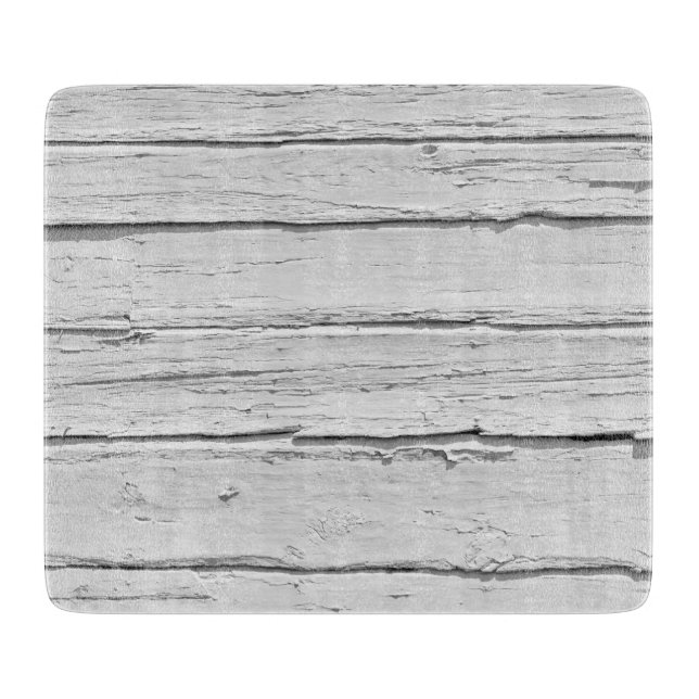 White Weathered Wood Cutting Board (Front)