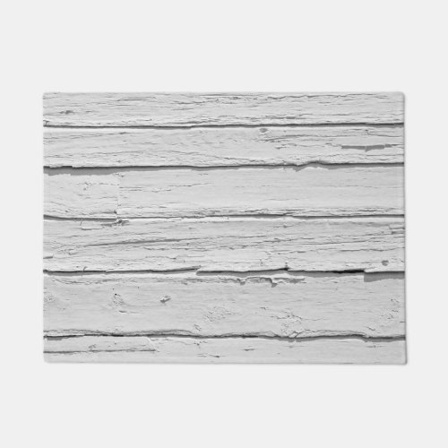 White Weathered Wood Doormat