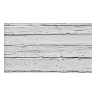 White Weathered Wood Name Tag