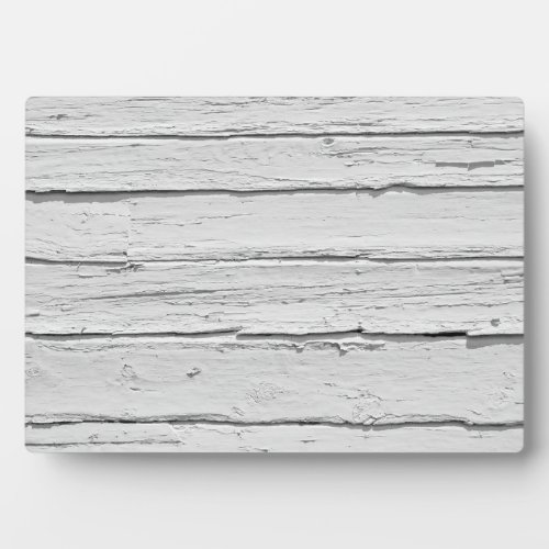 White Weathered Wood Plaque