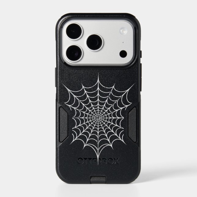 White Web OtterBox iPhone Case (Back)