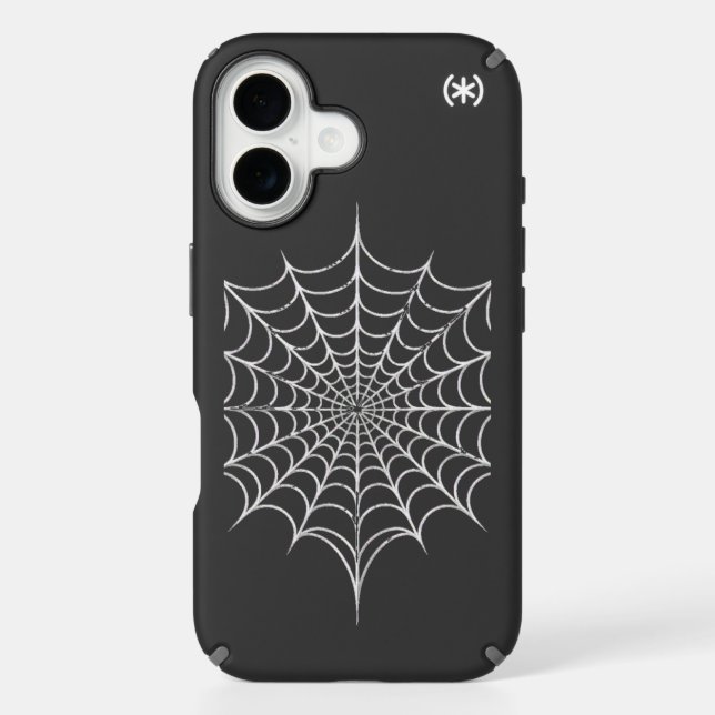 White Web Speck iPhone Case (Front)