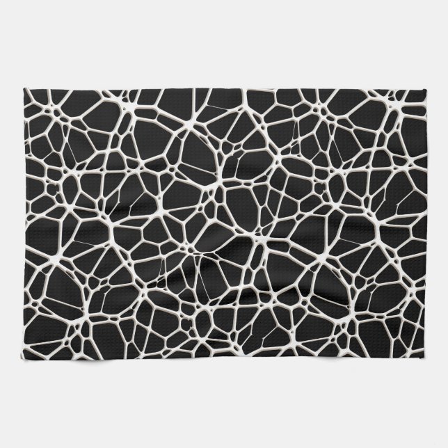 White Web Texture + your bachgr. & ideas Towel (Horizontal)