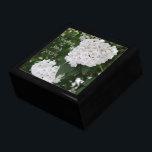 White Wedding Mountain Laurel Flowers Names Gift Box<br><div class="desc">Mountain Laurel tree with pretty white flowers and bits of pink and red.  Click to Personalie Names and change font style size,  or color,  and to delete image to upload your own if you wish.  Original Photography by TamiraZDesigns.</div>