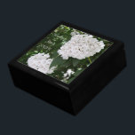 White Wedding Mountain Laurel Flowers Names Gift Box<br><div class="desc">Mountain Laurel tree with pretty white flowers and bits of pink and red.  Click to Personalie Names and change font style size,  or color,  and to delete image to upload your own if you wish.  Original Photography by TamiraZDesigns.</div>