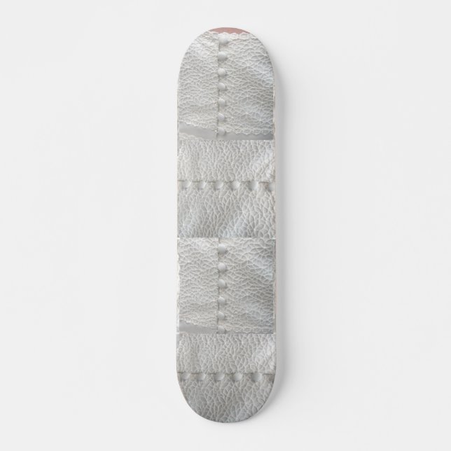 White Wedding Skateboard - Customizable Deck (Front)