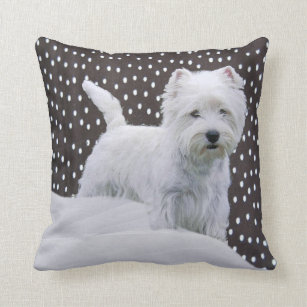 west highland terrier pillow