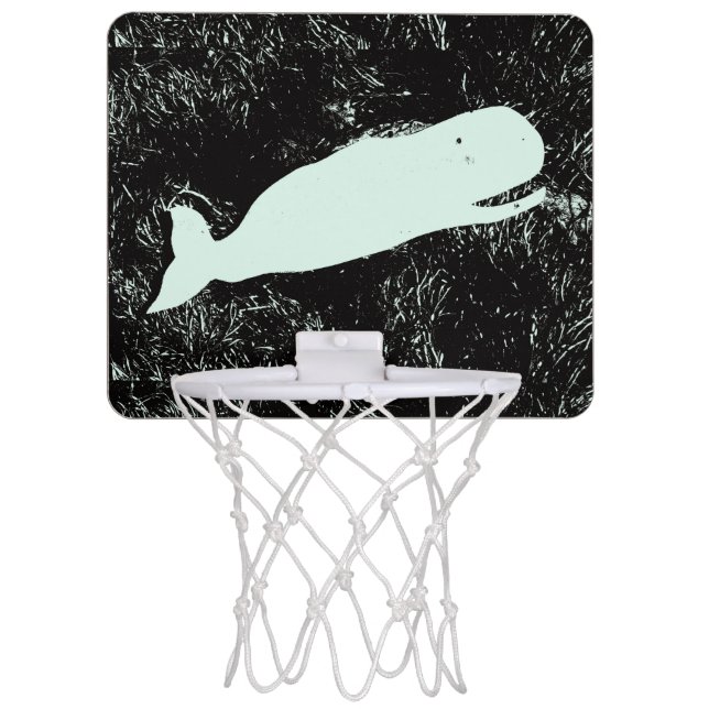 white whale basketball goal mini basketball hoop (Front)