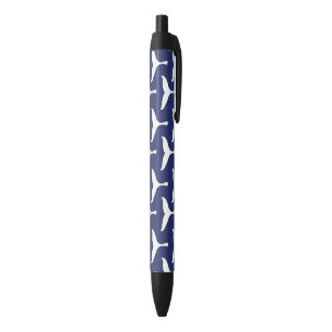 White Whale Tail Sea Animal Blue Ocean Marine Pen